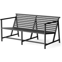 NINE NINE - 19 Outdoors Lounge Gartenbank 145 x 70 cm, schwarz (RAL 9011)