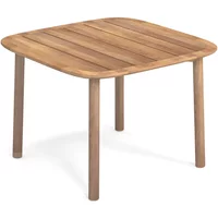 EMU Emu - Twins Gartenesstisch, Teak, 105 x 105 cm