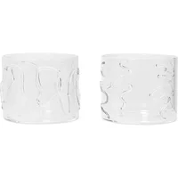 Ferm Living Ferm Living - Doodle Trinkglas 20 cl, klar (2er-Set)