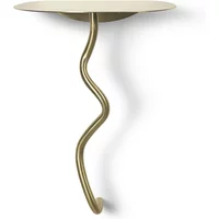 Ferm Living Ferm Living - Curvature Wandtisch, Messing