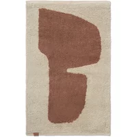 Ferm Living Ferm Living - Lay Fußmatte, 50 x 70 cm, parchment / rust
