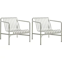 Hay HAY - Palissade Lounge Chair Low, hellgrau (2er-Set)