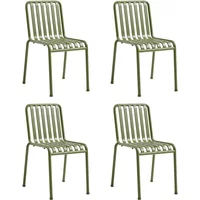 Hay HAY - Palissade Stuhl, olive (4er-Set)