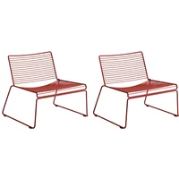 Hay HAY - Hee Lounge Chair, rost (2er-Set)