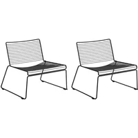 Hay HAY - Hee Lounge Chair, schwarz (2er-Set)