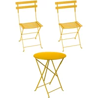 Fermob Fermob - Bistro Klapptisch + 2 Klappstühle, honig