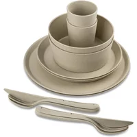 Koziol Koziol - CONNECT SET HELSINKI Geschirrset, nature desert sand (10-teilig)