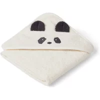 LIEWOOD LIEWOOD - Albert Babyhandtuch mit Kapuze, Panda, creme de la creme