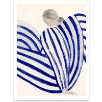 The Poster Club The Poster Club - Blue Stripe At Concorde von Sofia Lind, 30 x 40 cm