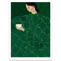 The Poster Club The Poster Club - Coffee Alone At Place De Clichy von Sofia Lind, 30 x 40 cm