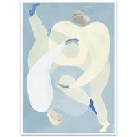 The Poster Club The Poster Club - Hold You - Blue von Sofia Lind, 30 x 40 cm