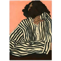 The Poster Club The Poster Club - Serene Stripes von Hanna Peterson, 30 x 40 cm
