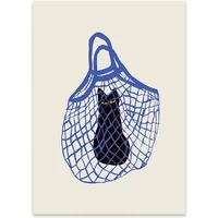 The Poster Club The Poster Club - The Cat’s In The Bag von Chloe Purpero Johnson, 30 x 40 cm