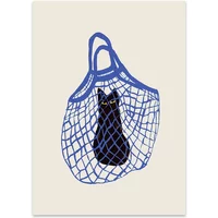 The Poster Club The Poster Club - The Cat’s In The Bag von Chloe Purpero Johnson, 40 x 50 cm