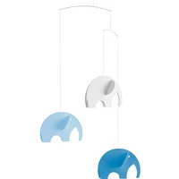 Flensted Mobiles Flensted Mobiles - Olephants Mobile, blau