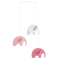 Flensted Mobiles Flensted Mobiles - Olephants Mobile, rosa