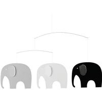 Flensted Mobiles Flensted Mobiles - Elefanten Treffen Mobile, grau