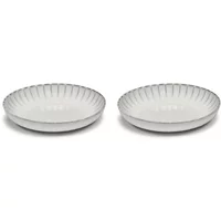 Serax Serax - Inku Teller, Ø 21 cm tief, weiß (2er-Set)