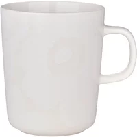 Marimekko Marimekko - Oiva Unikko Becher mit Henkel, 250 ml, weiß / off-white