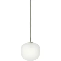 Muuto Muuto - Rime Pendelleuchte Ø 18 cm, opal / grau