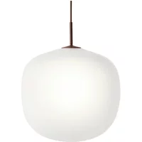 Muuto Muuto - Rime Pendelleuchte Ø 45 cm, opal / deep red