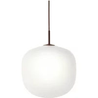 Muuto Muuto - Rime Pendelleuchte Ø 37 cm, opal / deep red