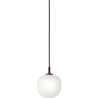 Muuto Muuto - Rime Pendelleuchte Ø 12 cm, opal / deep red