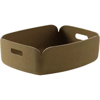 Muuto Muuto - Restore Tablett 40 x 31 cm, braun-grün