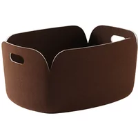 Muuto Muuto - Restore Aufbewahrungskorb 48 x 35 cm, dunkelbraun