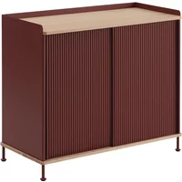 Muuto Muuto - Enfold Sideboard 95 x 84 cm, Eiche / deep red