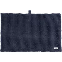 The Organic Company The Organic Company - Big Waffle Badematte, 55 x 80 cm, dunkelblau