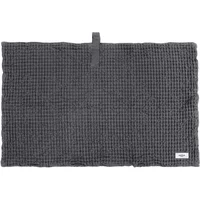 The Organic Company The Organic Company - Big Waffle Badematte, 55 x 80 cm, dunkelgrau