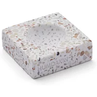 Humdakin Humdakin - Terrazzo Eierbecher, 6 x 6 cm, rot / beige