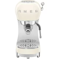 Smeg SMEG - Espresso Kaffeemaschine mit Siebträger ECF02, creme, Tritan™ Renew