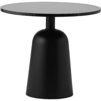 Normann Copenhagen Normann Copenhagen - Turn Couchtisch Ø 55 cm, Marmor / schwarz