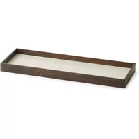 Gejst Gejst - Frame Tablett, small, geräucherte Eiche / beige