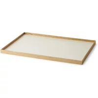 Gejst Gejst - Frame Tablett, large, Eiche / beige