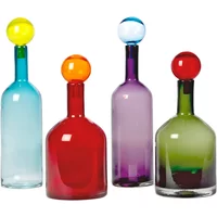 POLSPOTTEN POLSPOTTEN - Bubbles & Bottles Karaffe, mehrfarbig (4er-Set)