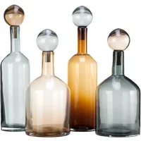 POLSPOTTEN POLSPOTTEN - Bubbles & Bottles Karaffe, mehrfarbig neutral (4er-Set)