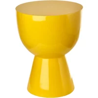POLSPOTTEN POLSPOTTEN - Tip Tap Hocker, H 46 cm, gelb