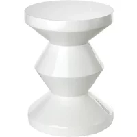 POLSPOTTEN POLSPOTTEN - Zig Zag Hocker, weiß