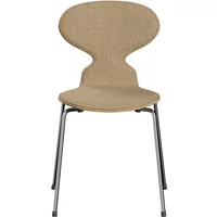 Fritz Hansen Fritz Hansen - Ant 3101 Stuhl, beige / mustard (Vanir 0413) / Eiche klar lackiert / verchromt