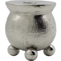 House Doctor House Doctor - Classic Kerzenständer, H 8 cm, antik-silber