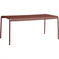 Hay HAY - Palissade Tisch, rechteckig, 170 x 90 cm, iron red