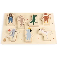 Sebra Sebra - Puzzle aus Holz, Toes / Builders