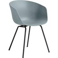 Hay HAY - About A Chair AAC 26, schwarz / dusty blue 2.0 (Kunststoffgleiter)