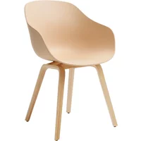 Hay HAY - About A Chair AAC 222, Eiche lackiert / pale peach 2.0 (Kunststoffgleiter)