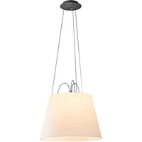 Artemide Artemide - Tolomeo Mega Suspension Pendelleuchte, Aluminium / Pergamentschirm H 36 cm x Ø 52 cm