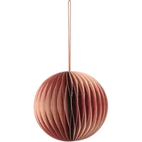 Broste Copenhagen Broste Copenhagen - Christmas Ball Deko-Anhänger, Ø 9 cm, pompeian red / dusty pink