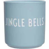Design Letters Design Letters - AJ Favourite Porzellan Becher, Jingle Bells / light blue